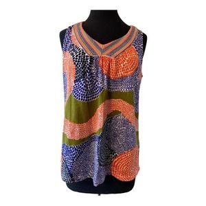 BODEN Sz 10 Martinique Tank V-Neck